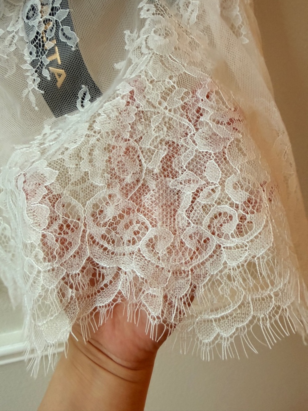 Y2K Fairycore Denim Lace Cami Top ‎ Blue White Corset Festival Boho Sheer S - Picture 8 of 13